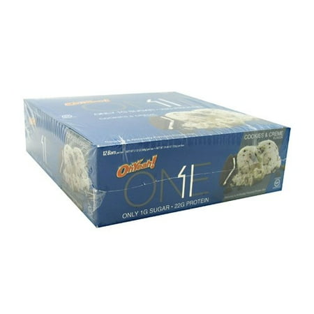 Diet Bar Cookie - Oh Yeah One Protein Bar, Cookies & Cream, 2.12 Oz (Innerpack of 12)