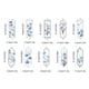 thumbnail image 4 of 10 PCS Flower PVC Bookmark, Transparent Flower Bookmark, Hand Made Bookmarks Box Set, Birthday Present, PVC Material, Portable, For Bedroom, 4 of 4