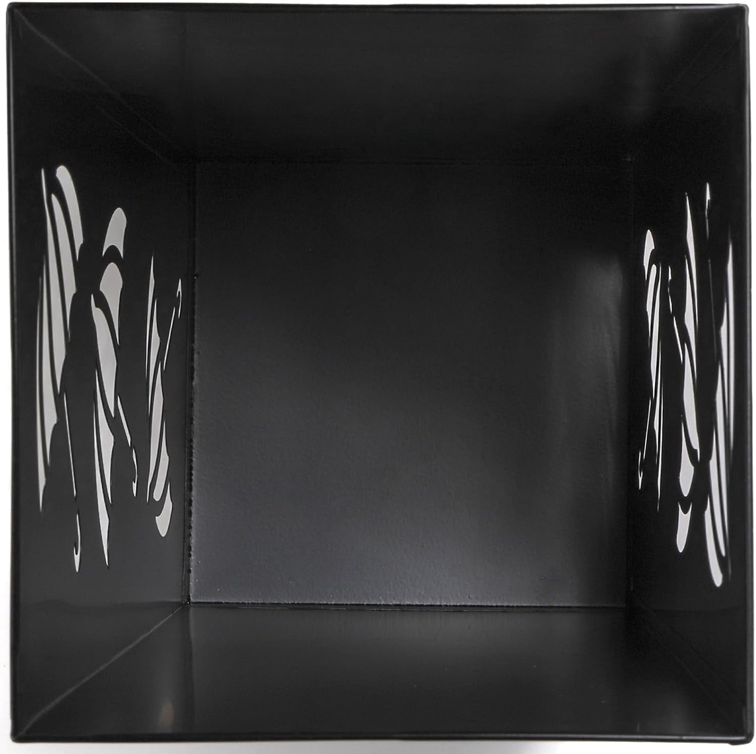 Metal Umbrella Holder, Square Umbrella Stand Rack for Entryway, 6.3" x 6.3" x 16.5", Black