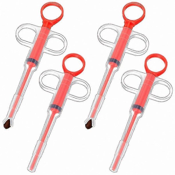 Soft Tip Pet Pill Dispenser Kit, 4-Pack Silicone Feeders for Easy Medication Delivery