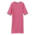 thumbnail image 4 of Open Back Night Gown For Ladies - Assisted Dressing Hospital Gown - Pink Party Polka Dot LGE, 4 of 4
