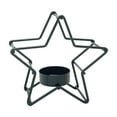 thumbnail image 3 of Christmas Candle Holders Star Shape - Iron Metal Candlestick for Holiday Party Table, Decorative Star Tea Light Holders for Home Gifts Festive Table Ornaments for Season Decor, 3 of 7