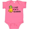 thumbnail image 3 of Inktastic I Love My Grandpa with Pineapple Girls Baby Bodysuit, 3 of 5