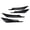 Carbon Fiber Color, variant on Universal Front Side Wing Spoiler Fin Bumper Protector Air Trim Diffuser Canards Splitters Lip 4pcs/set For Car Styling Tunning