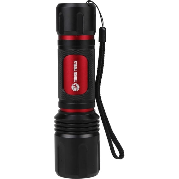 TAHOE TRAILS LED Tactical Flashlights Handheld Light-1500 Lumen,3 Modes,IPX5 Water Resistant - Best Camping, Outdoor, Emergency, Flashlights with Twist Focus
