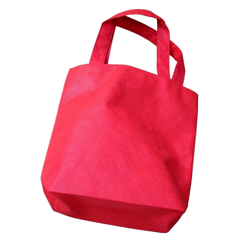 7pcs Nonwoven Reusable Kids Carrying Shopping Grocery Tote Bag for
