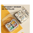 thumbnail image 3 of 2 En 1 Pastillero Cortar Pastillas Portátil Impermeable Pastillero Xtellar Color Blanco, 3 of 3