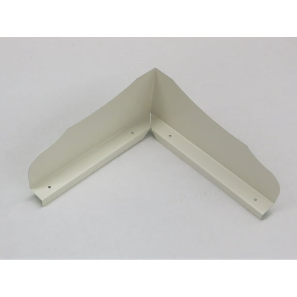 Bent (Inside Corner) Ornamental Gutter Valley Splash Guards 12 ct