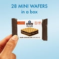 thumbnail image 3 of Rip Van Dark Chocolate Mini Wafer Cookies – Healthy Low Sugar  Baked Snack – 28 Count, 3 of 7