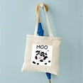thumbnail image 5 of CafePress - Moo Cow Tote Bag - Unisex Canvas Tote Bag, Beige, 1-Piece, 5 of 7