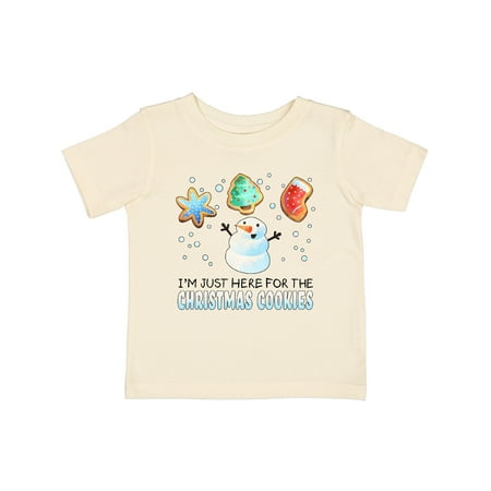 

Inktastic I m Just Here for the Christmas Cookies Gift Baby Boy or Baby Girl T-Shirt