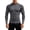 A-Grey1086, variant on Bibifish Mens T-Shirts Solid Compression Slim Cut Tee Tops Crew Neck Long Sleeve Running Fitness Tees