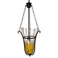 thumbnail image 2 of Dale Tiffany Springdale 14"W Spiral Leaf LED Hand Blown Art Glass Pendant, 2 of 3