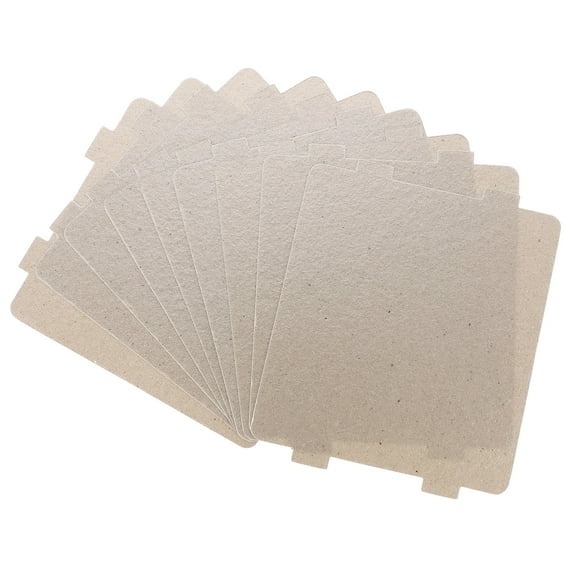 Soimiss Microwave Mica Plate Mica Prevent Burning for Home Use 10pcs