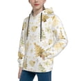 thumbnail image 2 of KLL Unisex Kids Boys Girls Hooded Pocket Pullover Hoodies-Gold Christmas Tree, 2 of 5