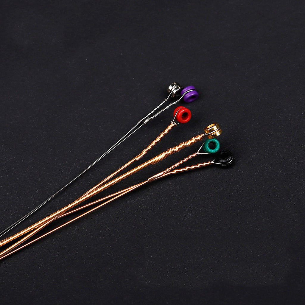 Zeiwohndc Acoustic Guitar Strings Practiced Metal 6 Strings A650 Guitar Accessories