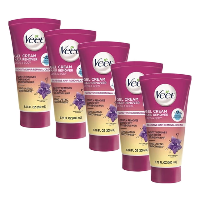 Crema Gel Depilatoria Veet Sensitive con Aloe Vera 5x200ml