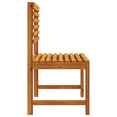 thumbnail image 4 of vidaXL Outdoor Sofa Brown Solid Acacia wood 19.7 x 19.7 x 35.8 in, 4 of 5