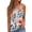 Orange, variant on Women Summer Tops Women Casual Vacation Holiday Printing Bandeau Strapless Tank Sleeveless Summer Top Camisole Juniors Camisole Sleeping Bra Tops for with Support Blank for Printing Button Black 2XL