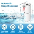 thumbnail image 4 of FPCYCG 2pcs Automatic Liquid Soap Dispenser,Soap Dispenser 12.8oz/380ML Rechargeable Wall Mount Touchless Hand Soap Dispenser for Bathroom Kitchen, 4 of 6