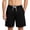 #0137-Black, variant on Qiyinn Mens Lounge Sweat Shorts, Casual Elastic Waist Gym Workout Shorts with Drawstring