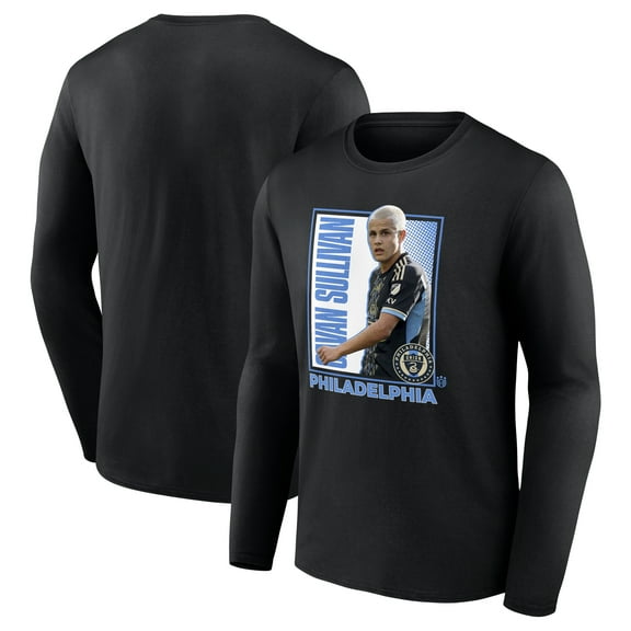 Men's Fanatics Cavan Sullivan Black Philadelphia Union Player Program Long Sleeve T-Shirt