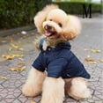 thumbnail image 1 of Abrigo para perros de otoño e invierno, chaqueta de algodón de dos patas con gorro, adecuada para suministros para perros mascota pequeños y medianos JM Papelería, 1 of 5