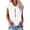 02-White, variant on cocolona Womens Sleeveless Printed Pullover Hoodie Drawstring Trendy Casual Solid Color Sweatshirt with Pocket