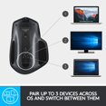 thumbnail image 4 of Logitech MX Master 2S | Bluetooth Laser Mouse - Wireless - Graphite, 4 of 5