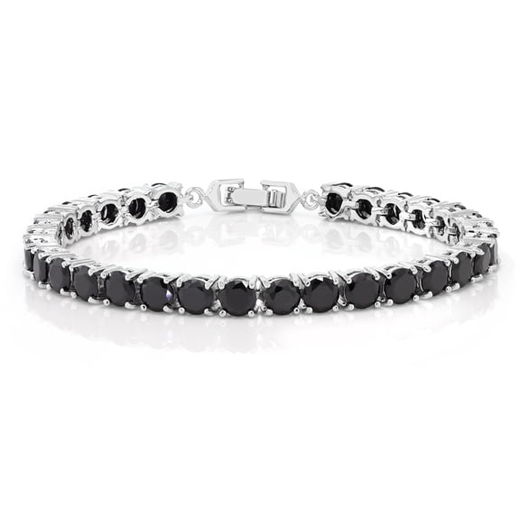 Gem Stone King Classic Tennis Bracelet for Women | Sparkling Multi-Color Round Cubic Zirconia CZ | 7.50 Cttw | 7 inch | Fine Jewelry Gifts for Mother's Day Birthday Anniversary Her Mom Women Wife