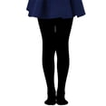thumbnail image 2 of Amidoa Girls Leggings Tights Full Length Fleece Yoga Soft Stretchy Pants School Uniform Pants for Kids Black Size 1-3 Years, 2 of 7