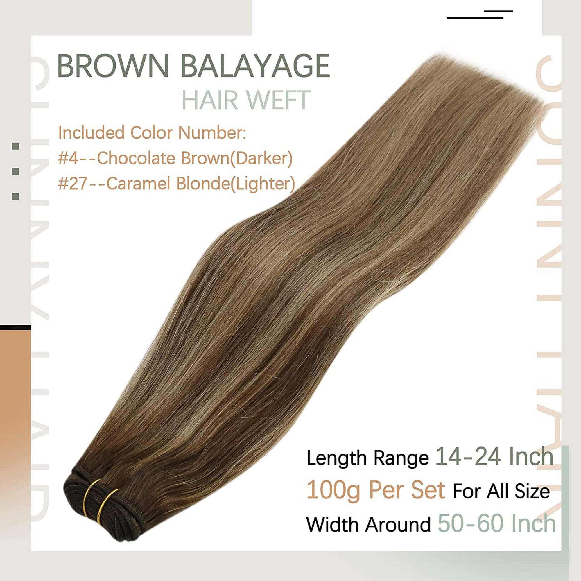 Balayage Brown #2/2/6 Micro Beaded EZE Weft Hair Extensions — SunnyHair