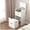 White, variant on Leumius 3-in-1 Vanity Desk with Lights & Mirror,Small Makeup Vanity Set with 3 Lighting Modes & Hidden Storage Stool,Multifunctional Dressing Table Set for Small Space,Bedroom,Pink