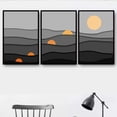 thumbnail image 2 of IDEA4WALL 3 Piece Framed Canvas Wall Art for Living Room, Bedroom Nordic Style Canvas Prints for Modern Home Decoration Ready to Hang, 2 of 4