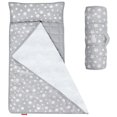 thumbnail image 1 of Moonsea - Alfombrilla para la siesta con almohada y manta de forro polar, ligera, suave, perfecta para niños en edad preescolar, guardería, saco de dormir de viaje para niños y niñas, 21" x 50" para c, 1 of 5
