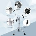 thumbnail image 3 of Snare Drum Stand,Concert Snare Drum Stands Adjustable Snare Stand Double Braced for 8inch-14inch Drums,Steel Tongue Drum, 3 of 10