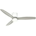 thumbnail image 4 of Dextrus 52in White Gray Flush Mount Ceiling Fan with Remote Control, 4 of 9