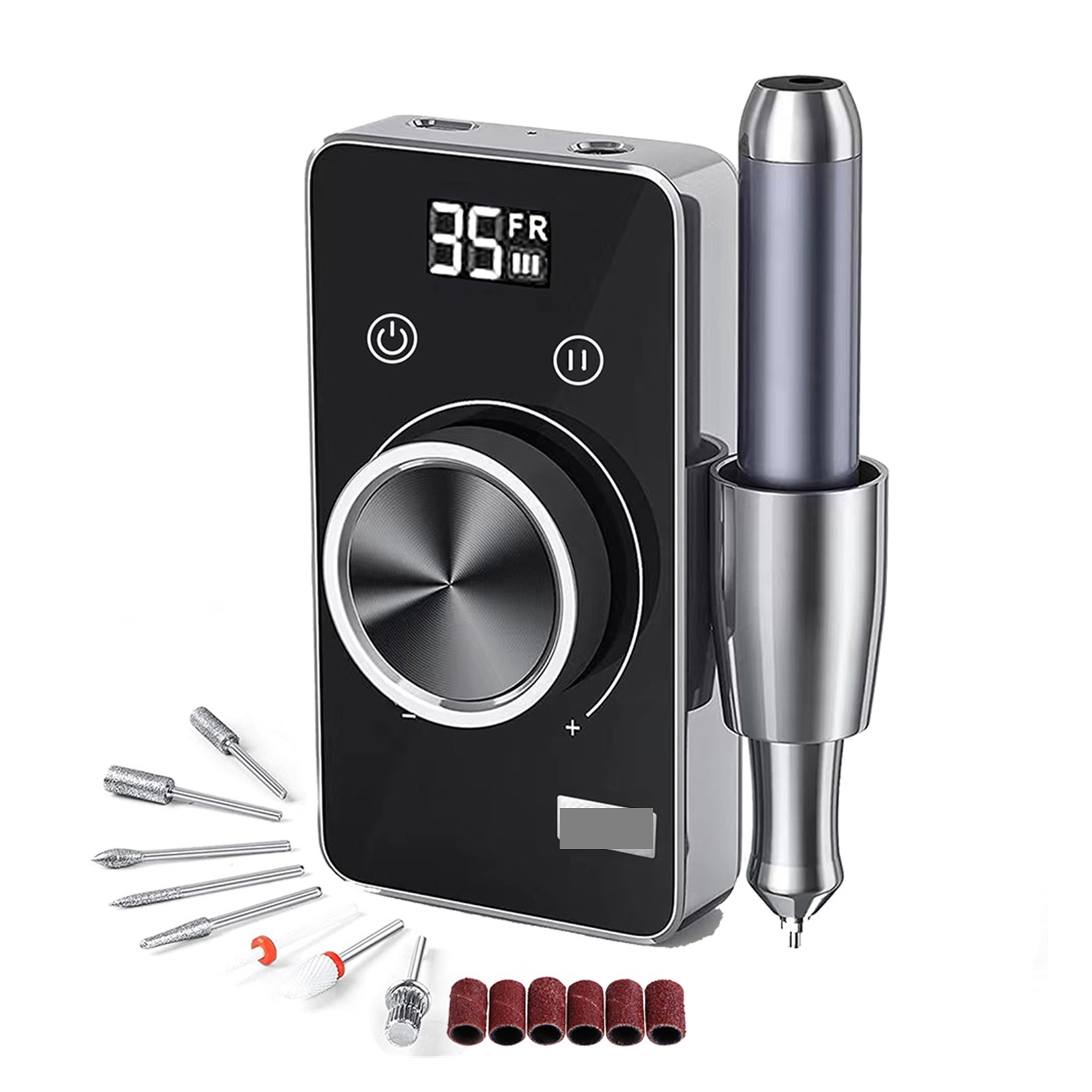 35000RPM Nail Drill Machine, Rechargeable Wireless Nail Sander For Manicure, Portable Machine For Nails ,Low Noise