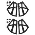 thumbnail image 5 of 4Pcs/Set Home Furniture Shoes Drawer Cabinet Hinge Flip Plate Frame Turning Rack Accessory, 5 of 8