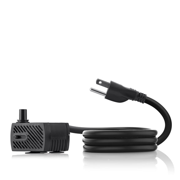 Alpine Corporation Outdoor Décor Power Head Pump 65 GPH for Large Fountains, Ponds, and Birdbaths