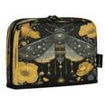 thumbnail image 2 of Standing Pencil Case with Base Large Capacity Stationery Pouch Pen Bag with Zipper for Women Men Mystical Moth Pattern, 2 of 7