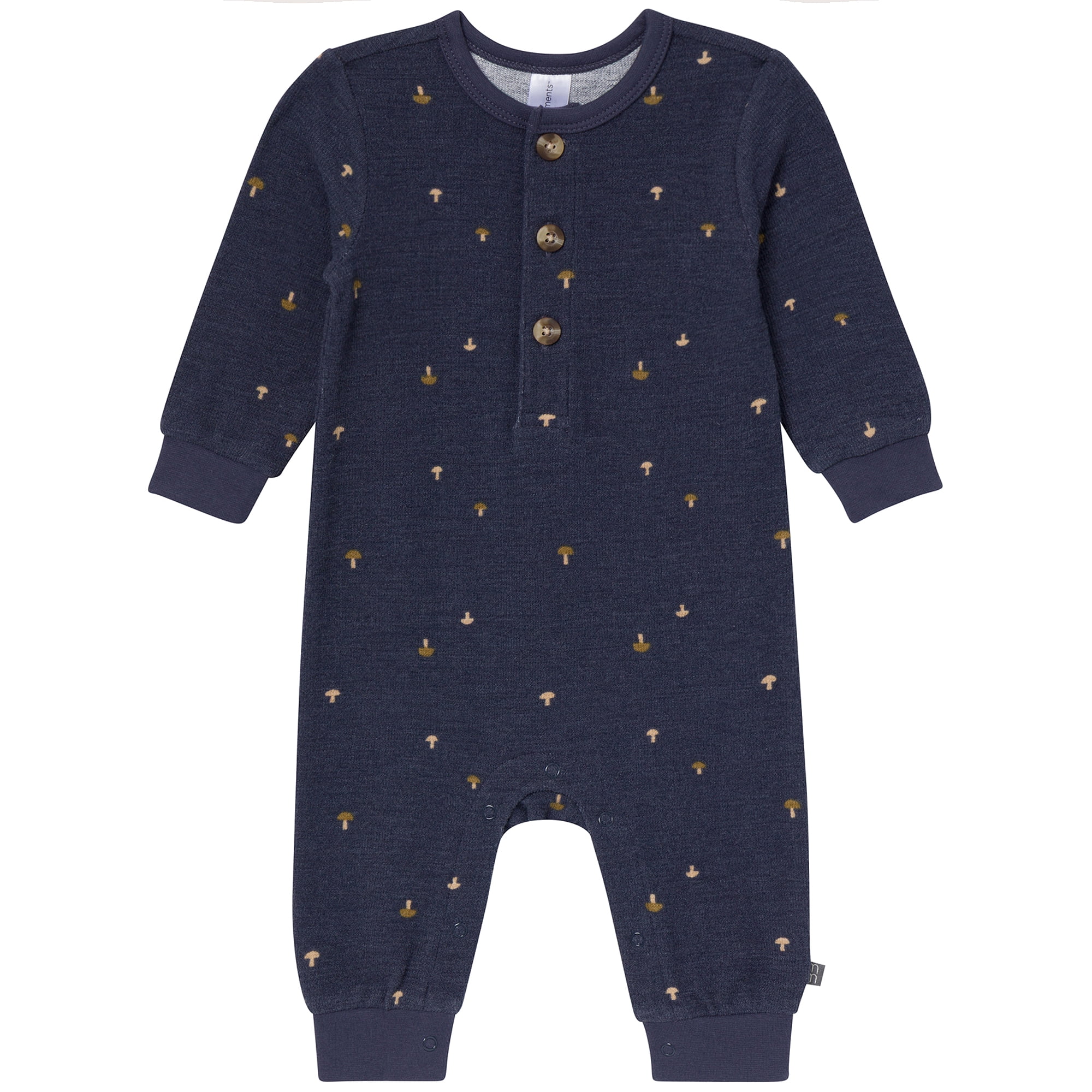 Modern Moments by Gerber Neutral Slouch Romper, Sizes 0/3 Months - 24 Months