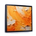 thumbnail image 2 of Designart "Dancing Tangerines I" Abstract Landscape Floater Framed Canvas Print, 2 of 7