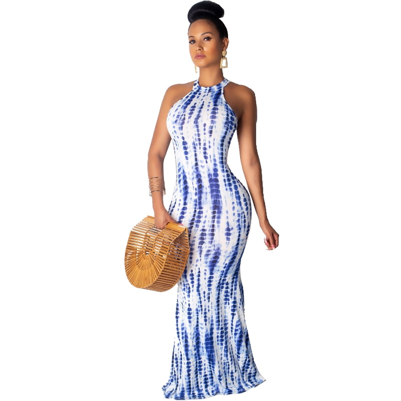 OIENS Womens Mermaid Long Maxi Dress 