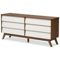 thumbnail image 3 of Home Square 4 Piece Set with 6 Drawer Dresser 5 Drawer Chest and 2 Nightstands, 3 of 22