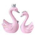thumbnail image 1 of Estatua decorativa de figuras Estatua de Cisne en Miniatura, 2 Uds., Escultura de Animal Hecha , , Novedad, de Jardín de Hadas para , Decoración Inte , Magideal Estatua decorativa de figuras, 1 of 7