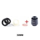 thumbnail image 4 of Yuarrent Junta de polvo de horquilla delantera de bicicleta práctica de riesgo, anillo de espuma de 36mm, Kits de reparación estables duraderos, piezas Ciclismo  tipo 1 36 mm Yuarrent OD025805-08, 4 of 6