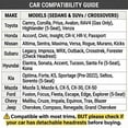 thumbnail image 2 of Car Seat Covers for Front Seats (2 Seats) – Nappa Leather Automotive Seat Cover Set for Cars, Sedans & SUVs, Waterproof, Durable & Comfortable, Easy to Install, Universal Fit (Black), 2 of 8