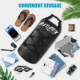 thumbnail image 5 of MATEPROX Waterproof Dry Bag, 20L Floating Dry Pouch Beach Bags for Kayaking Boating Rafting with Large Waterproof Phone Pouch-Black, 5 of 8