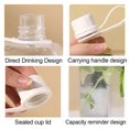 thumbnail image 3 of Ididg Botella De Agua Plana, Frasco De Viaje, Portátil, 10,5 Oz, Sin Bpa, Botellas De Agua Cuadradas Tritan, A Prueba De Fugas, Pequeña Botella De Agua Para Bolso, Bolsillo De Viaje, Deportes, Fitness, 3 of 5